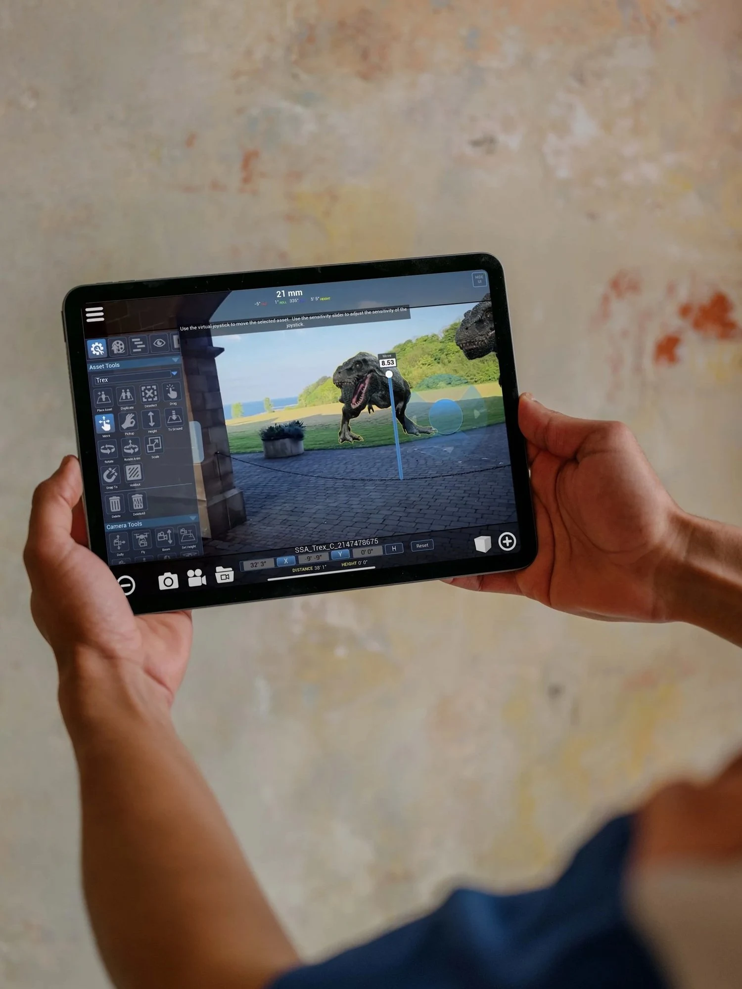 The Third Floor Cyclops AR filmmaker tool mockup
